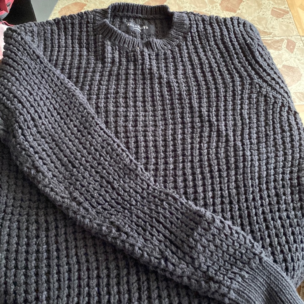 Men’s long sleeve, All Saints size medium crewneck sweater